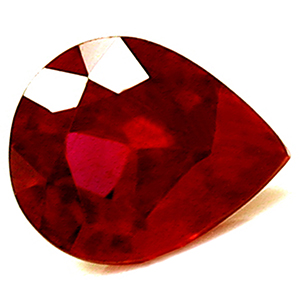 0.49 carat Pear Ruby - Gemstone Thumbnail