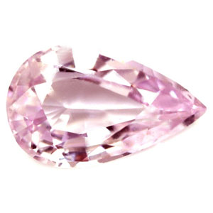 Sapphire Pear 1.00 carat Orange Pink Photo
