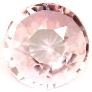 Sapphire Round 0.64 carat Orange Pink Photo