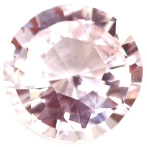 Sapphire Round 0.64 carat Orange Pink Photo