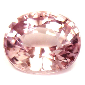 Sapphire Oval 0.87 carat Orange Pink Photo