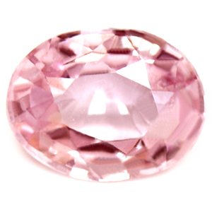 Sapphire Oval 0.90 carat Orange Pink Photo