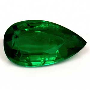 Emerald Pear 1.12 carat Green Photo