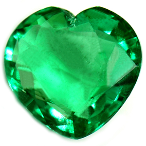 1.06 carat Heart Emerald - Gemstone Thumbnail