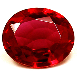 Ruby Oval 0.60 carat Red Photo
