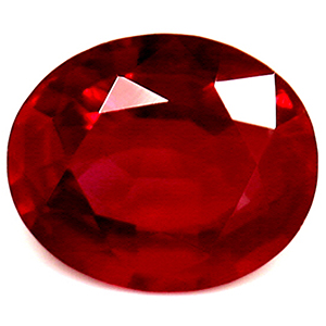 Ruby Oval 0.59 carat Red Photo