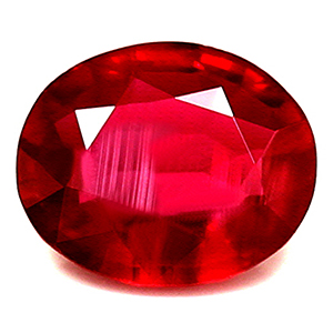 Ruby Oval 0.81 carat Red Photo