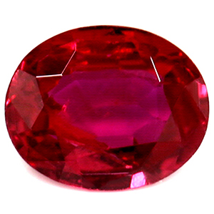 Ruby Oval 0.61 carat Red Photo