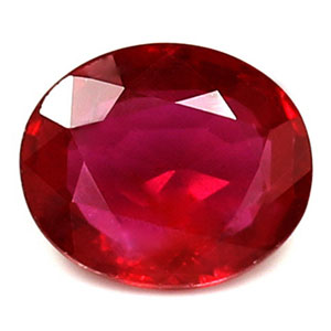 Ruby Oval 0.65 carat Red Photo