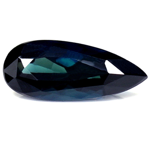 Sapphire Pear 1.12 carat Blue Photo