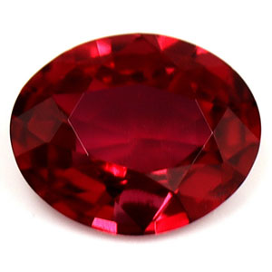 Ruby Oval 0.54 carat Red Photo