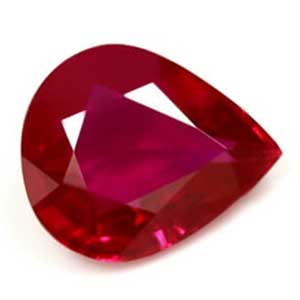 0.61 carat Pear Ruby - Gemstone Thumbnail