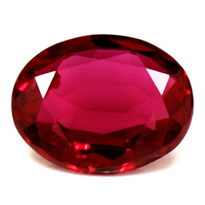 Ruby Oval 0.56 carat Red Photo