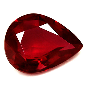 0.49 carat Pear Ruby - Gemstone Thumbnail