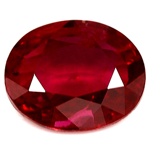 Ruby Oval 0.64 carat Red Photo