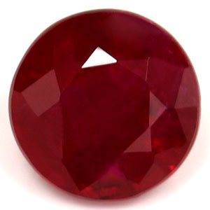 Ruby Round 0.62 carat Red Photo