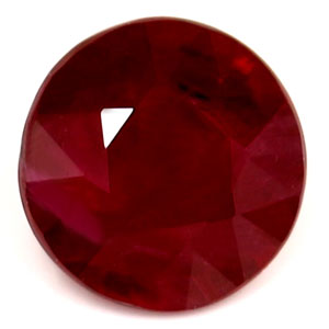 Ruby Round 0.52 carat Red Photo