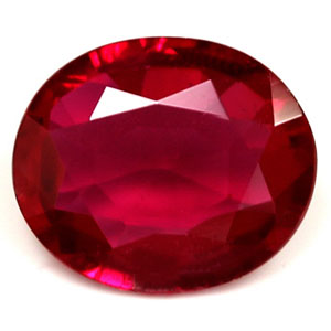 Ruby Oval 0.60 carat Red Photo