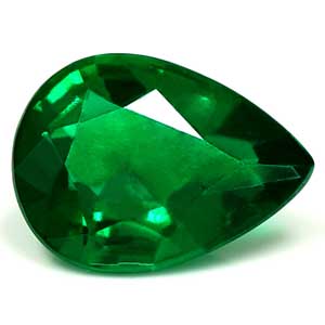 Emerald Pear 0.91 carat Green Photo