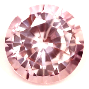 Sapphire Round 0.54 carat Orange Pink Photo