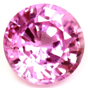Sapphire Round 0.66 carat Pink Photo