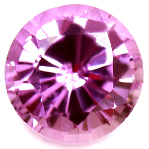 Sapphire Round 0.65 carat Pink Photo