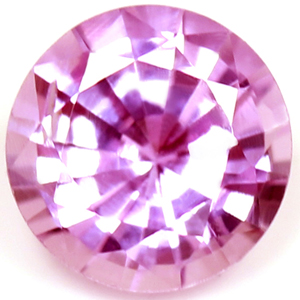Sapphire Round 0.57 carat Pink Photo
