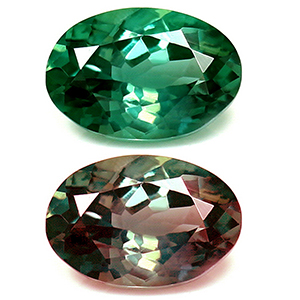 Alexandrite Oval 0.87 carat Green Photo