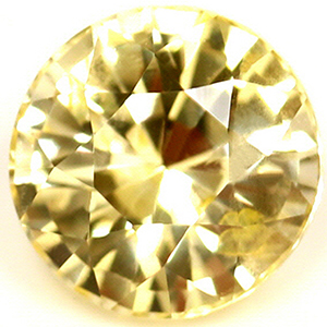 Sapphire Round 1.15 carat Yellow Photo