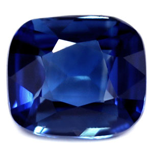 Sapphire Cushion 1.08 carat Blue Photo