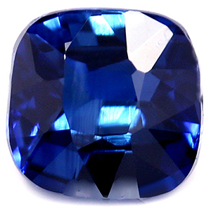 Sapphire Cushion 1.00 carat Blue Photo