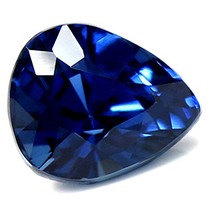 Sapphire Pear 1.05 carat Blue Photo