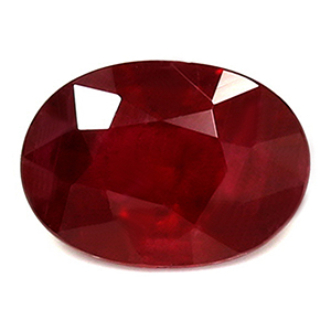 Ruby Oval 0.85 carat Red Photo