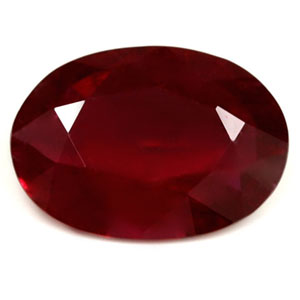 Ruby Oval 0.70 carat Red Photo