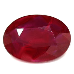 Ruby Oval 0.70 carat Red Photo
