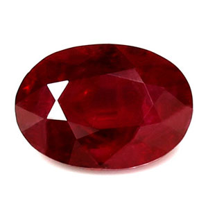 Ruby Oval 0.80 carat Red Photo