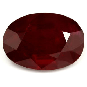 Ruby Oval 0.95 carat Red Photo