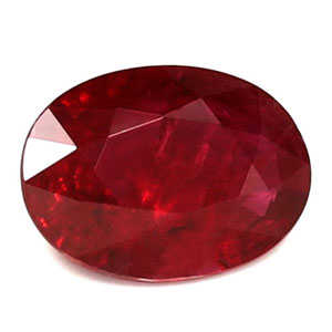 Ruby Oval 0.68 carat Red Photo