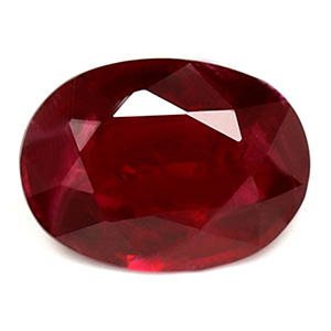 Ruby Oval 0.84 carat Red Photo