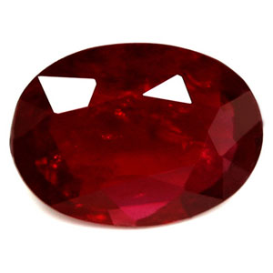 Ruby Oval 0.74 carat Red Photo