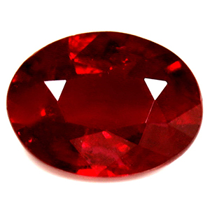 Ruby Oval 0.87 carat Red Photo