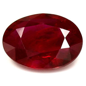 Ruby Oval 0.94 carat Red Photo