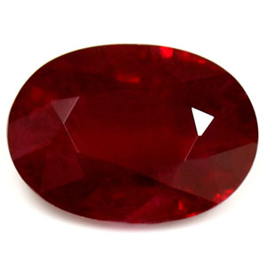 Ruby Oval 0.98 carat Red Photo