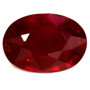 Ruby Oval 0.73 carat Red Photo
