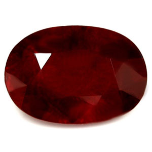 Ruby Oval 0.91 carat Red Photo