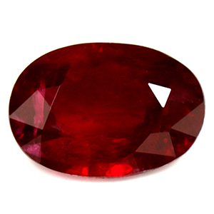 Ruby Oval 0.85 carat Red Photo