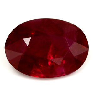 Ruby Oval 0.84 carat Red Photo
