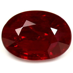 Ruby Oval 0.91 carat Red Photo