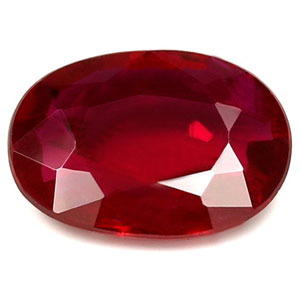 Ruby Oval 0.75 carat Red Photo