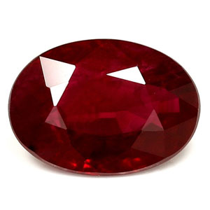 Ruby Oval 0.72 carat Red Photo